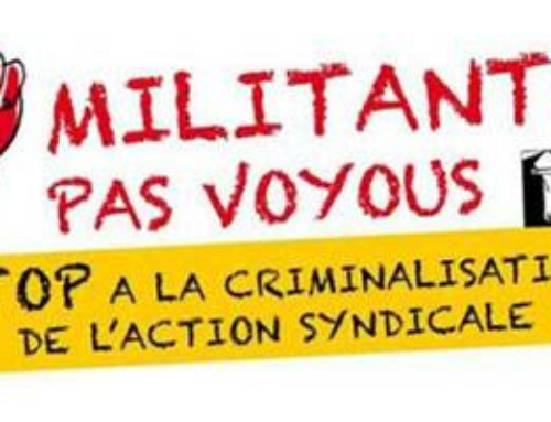 STOP à la répression des militant.es (écologistes, syndicaux…)