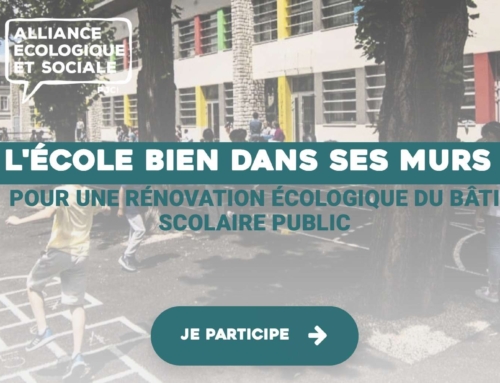 L’École bien dans ses murs : pour une rénovation écologique du bâti scolaire