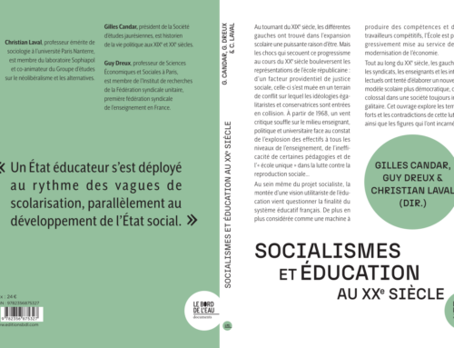 Socialismes et éducation au XXe siècle, le 20 jan. à 18h