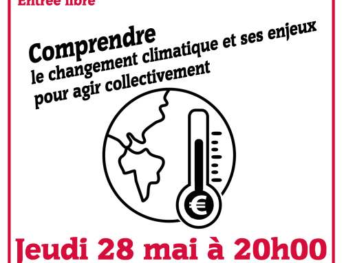 Conférence : Le changement climatique en cours et ses enjeux