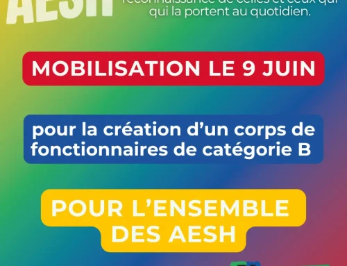 AESH : le gouvernement tourne le dos aux revendications des personnels et à une véritable école inclusive