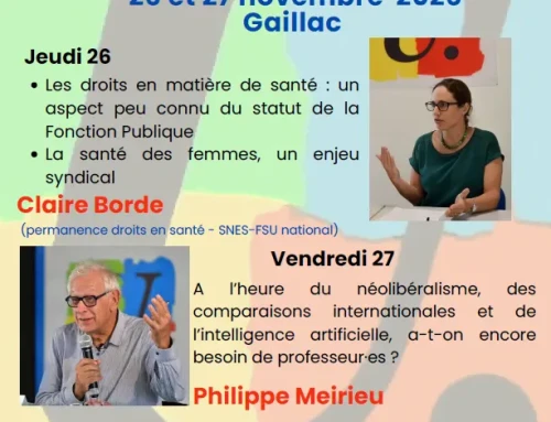 UDA FSU12 et FSU81 26 et 27 novembre